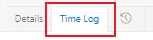 Time log tab
